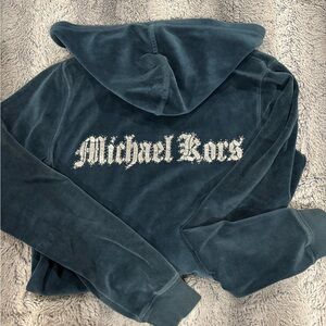 Michael Kors Teal Hoodie and pants with Logo